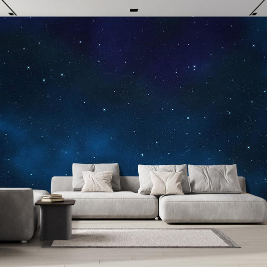 wall26 Large Wall Mural Beautiful Scenery of The Starry Night Self- 132x168 inchesAdhesive Vinyl Wallpaper Removable Wall Sticker - 132x168 inches