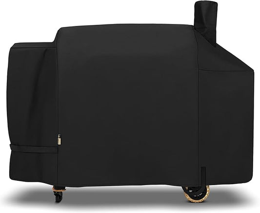 Arcedo Pellet Grill Cover Compatible with Pit Boss Sportsman 1100 and 1600, Heavy Duty Waterproof All Weather Protection Outdoor BBQ Wood Pellet Smoker Cover