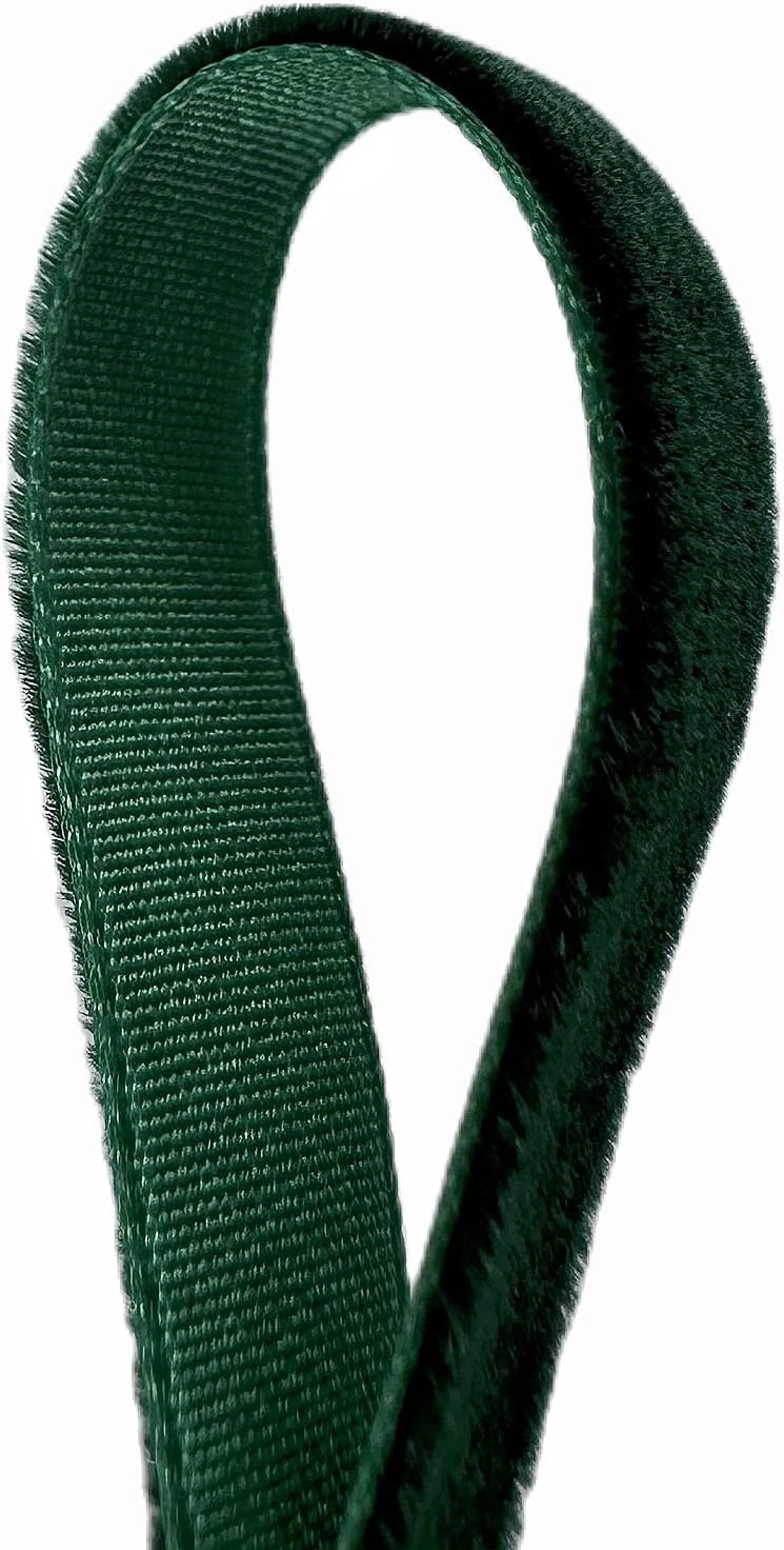 Vintage Hunter Green Velvet Ribbon, 3/8 Inch X 25Yd