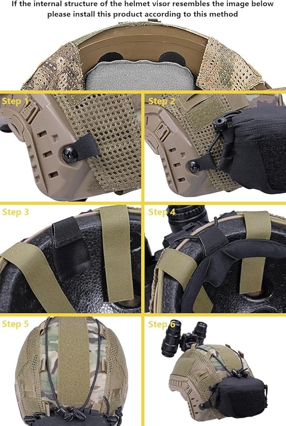 Tactical NVG Battery Pouch Helmet Mounted, Counter Weight Pouch GP Balance Retention for Fast MK1 PJ Airsoft Helmet
