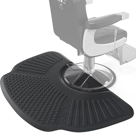 3.3' x 5' Salon Anti Fatigue Mat for Hair Stylist 1'' Thick, Comfort Barber Shop Beauty Floor Mats Under Styling Chair
