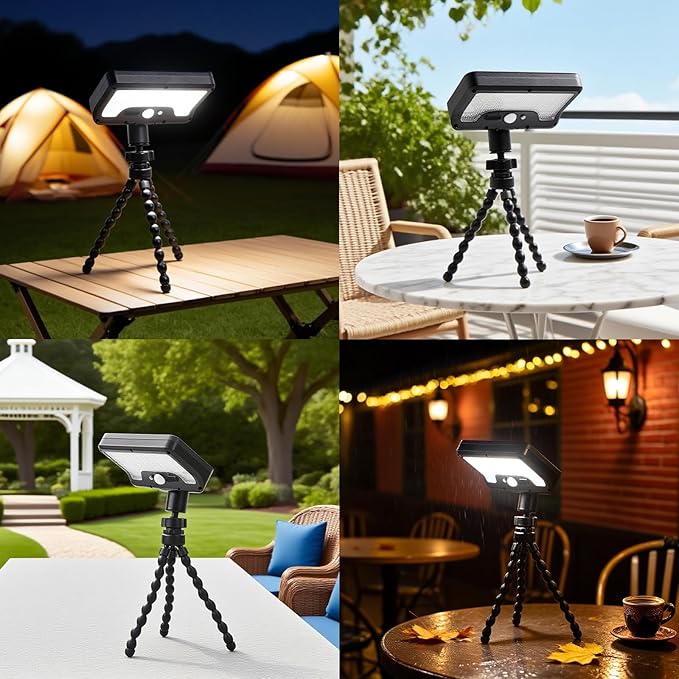 Solar Grill Lights for Outdoor Grill with 92 LEDs, 3 Motion Sensor Light Modes & Energy-Saving Desigh, 360° Adjustable Smoker BBQ Grill Accessories, Grill Gifts for Him Her Parents Husbands