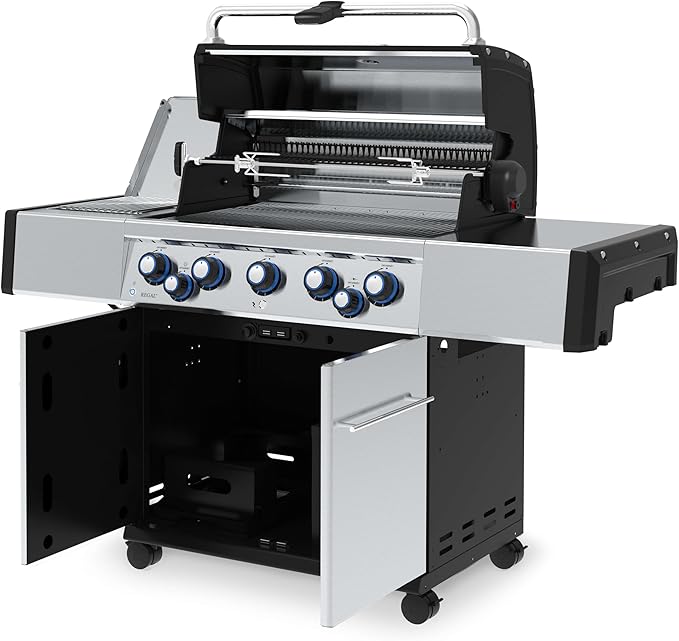 Broil King 958944 Regal S 590 Pro IR Propane Gas Grill, 5-Burner, Stainless Steel