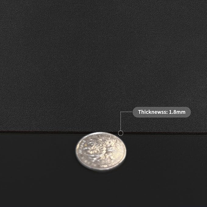 Dresser Top Cover - 17x36 Inch Waterproof Easy to Clean Can Conceal Flaws Protector The Table Top from Scratches Used for Coffee Table Dresser(Black+Black 17x36)