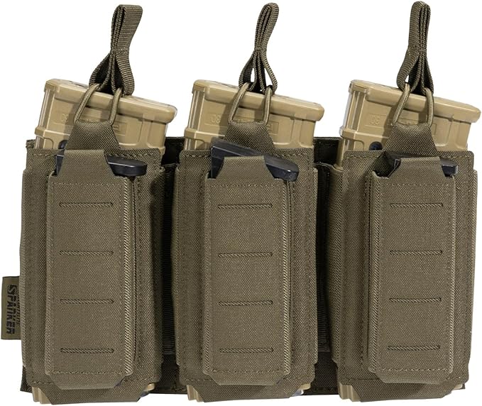 EXCELLENT ELITE SPANKER Tactical Open-Top Single/Double/Triple Molle Mag Pouch for Pistol Mag Pouch Tactical Bag Accessories Holder