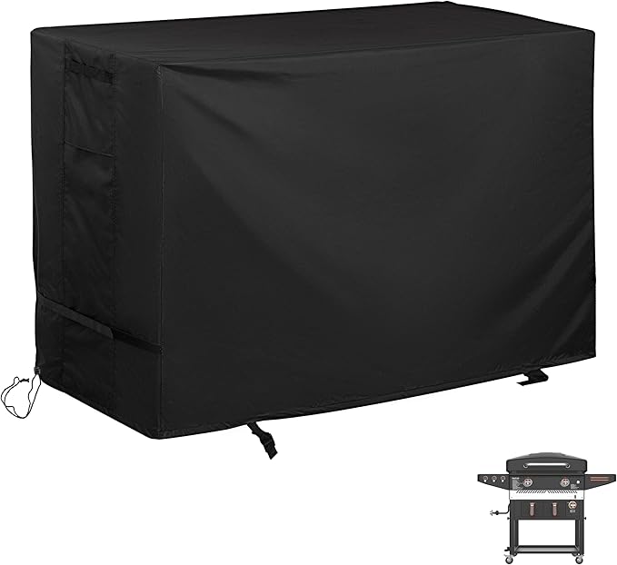 Griddle Cover for Blackstone Patio Series 2-Burner 28" Griddle with Air Fryer, Flat Top Grill Cover for Blackstone 28in 1962 Air Fryer Combo & Two Burners Grill