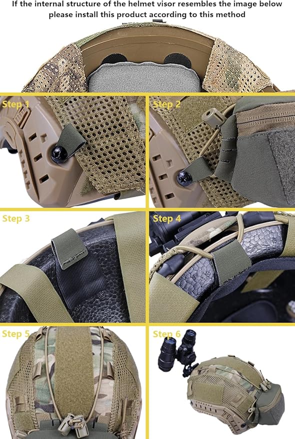 Tactical NVG Battery Pouch Helmet Mounted, Counter Weight Pouch GP Balance Retention for Fast MK1 PJ Airsoft Helmet