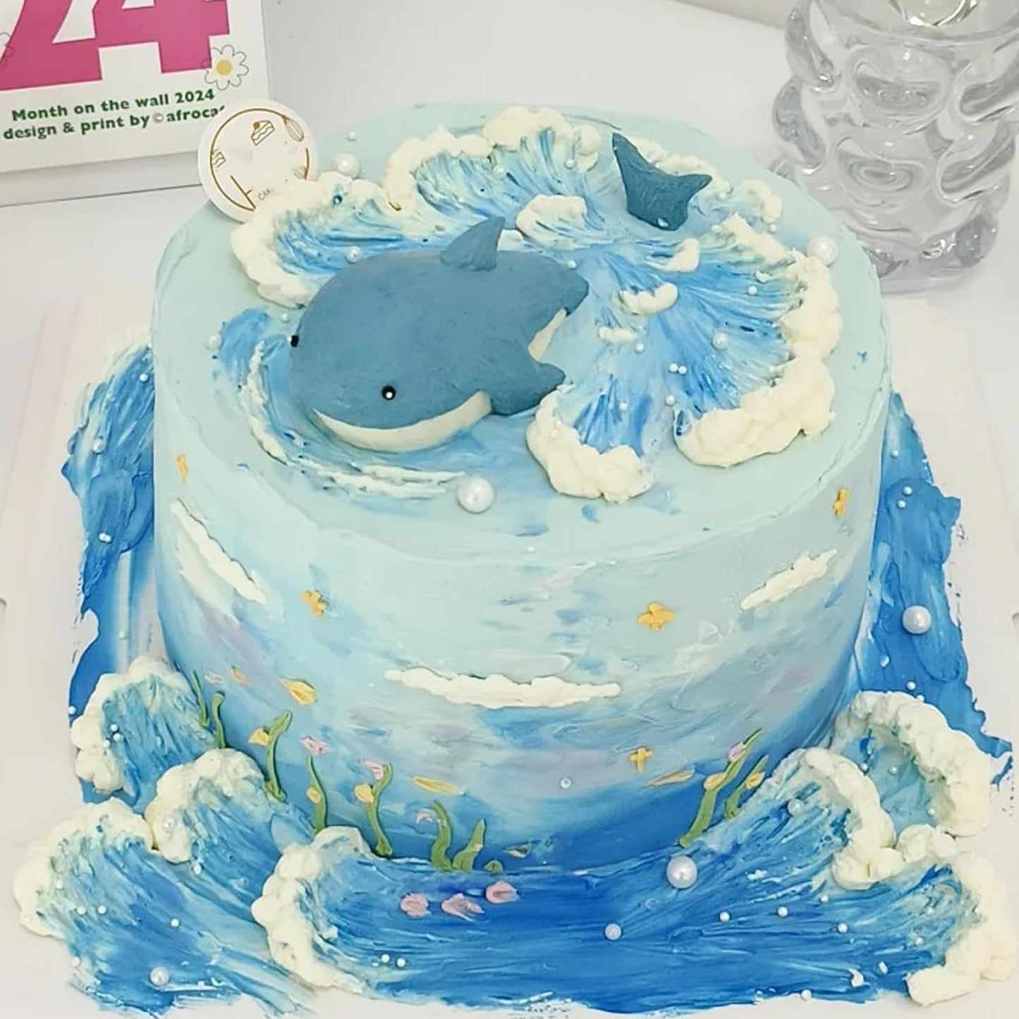 1 Pcs Dolphin Chocolate Silicone Mold, Cute Marine Animal Cake Decoration Fondant Mold, Suitable for Baking Biscuits, Candies, Dough Jelly, Resin Crafts, Clay Plaster Modeling