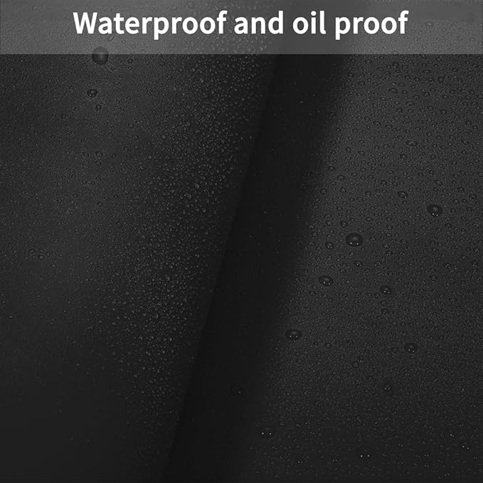 Dining Table Protector Pad for Dining Room Table - Can Be Used On Both Sides Waterproof and Easy to Clean Good Flatness Used for Dining Table(Black+Black 54x98)