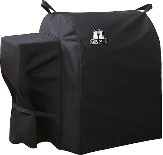 SUPJOYES Grill Cover for Traeger Tailgater 20 Series, Heavy Duty Waterproof Wood Pellet BBQ Accessories for Traeger 20 Series, Junior & Tailager Grills, Full Length