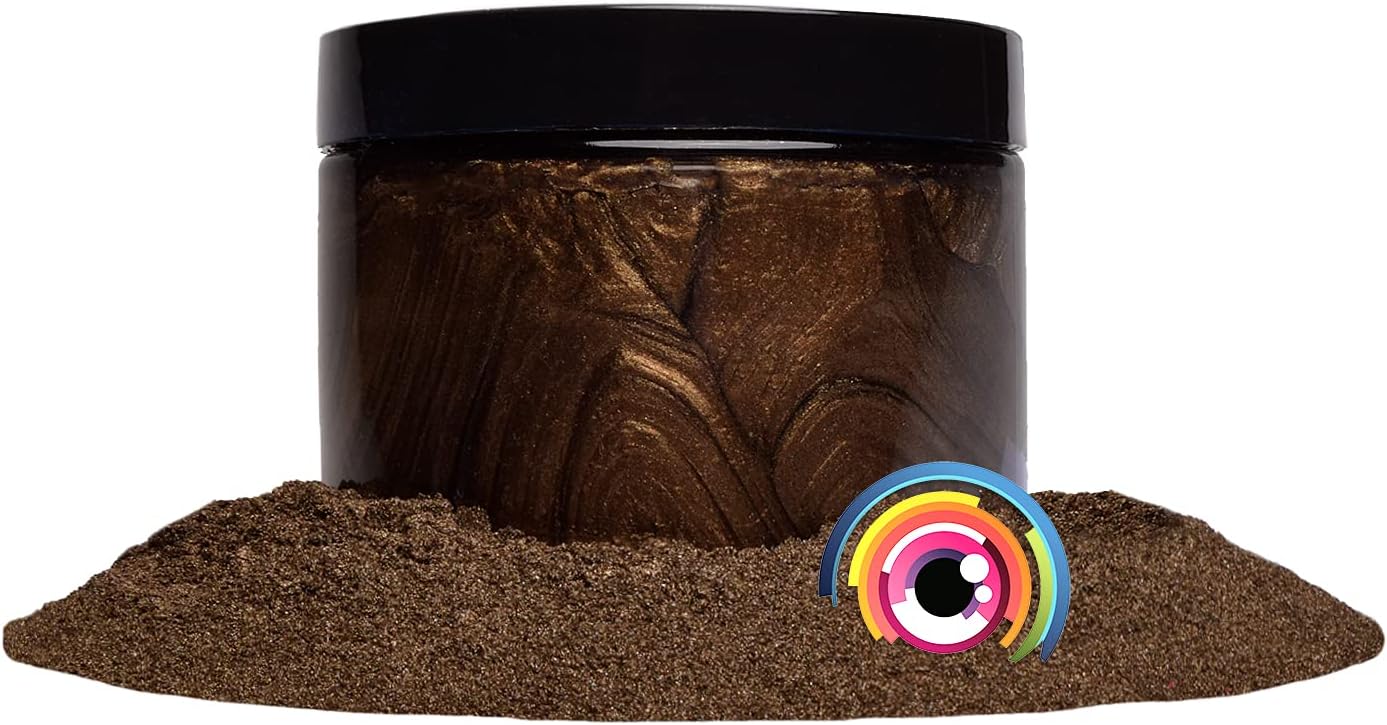 Eye Candy Premium Mica Powder Pigment “Shinai Brown” (25g) Multipurpose DIY Arts and Crafts Additive | Woodworking, Epoxy, Resin, Bath Bombs, Soap, Nail Polish, Lip Balm (Shinai Brown, 25G)
