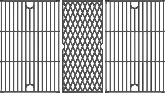 Cast Iron Cooking Grates for Pit Boss 1000 Series Austin XL Rancher XL Grill Parts,PB1000 Grill Grids Replacement Parts for Traeger Pro 34 Wood Pellet Smoker Grills PitBoss Grills Accessories