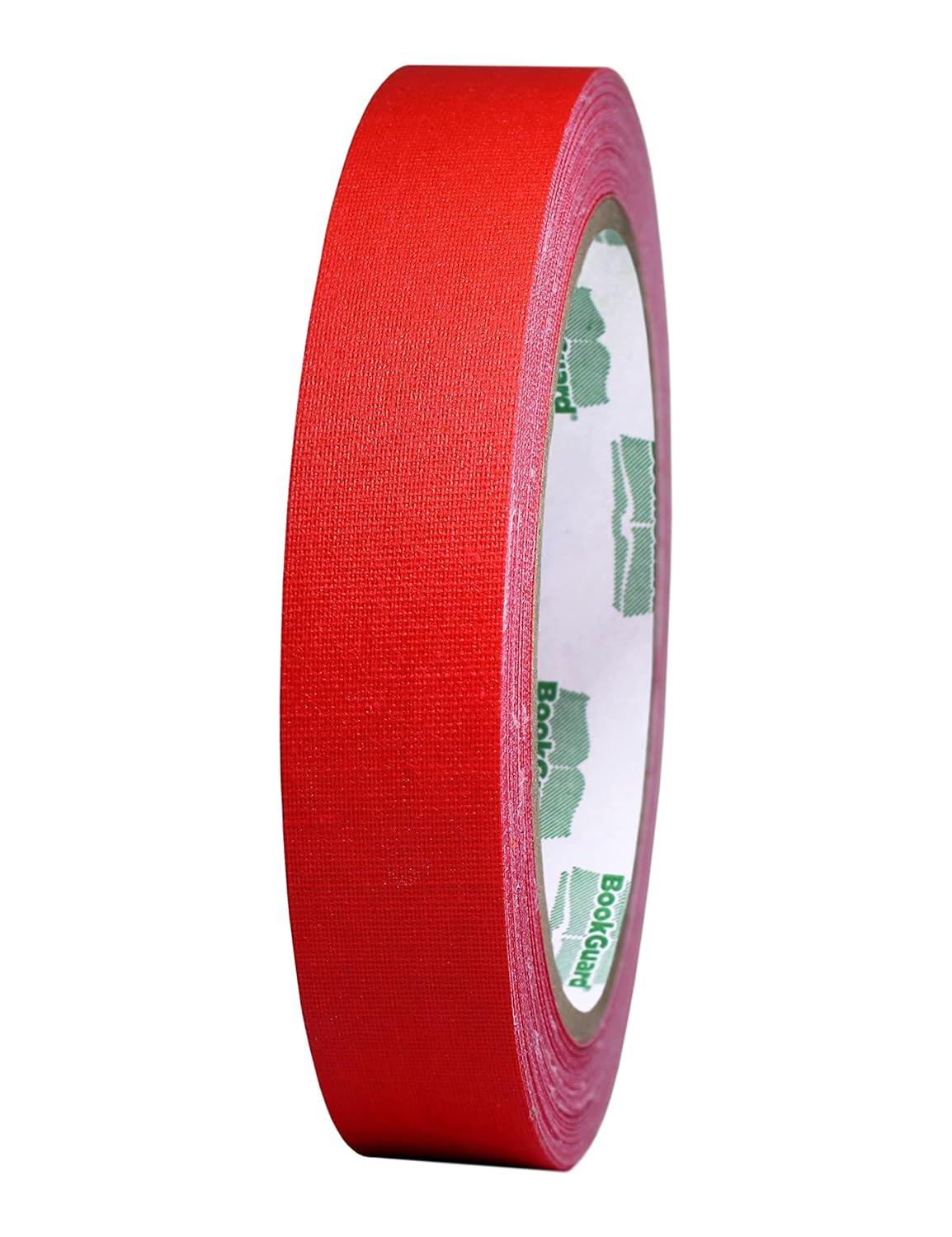 BookGuard 0.75 inch Premium Bookbinding Repair Cloth Tape, 15 Yard Roll, Red