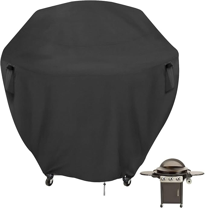 Gas Grill Cover for 30" Cuisinart CGG-999, Waterproof 360 XL Griddle Cover for Outdoor Gas Griddles, Heavy Duty Round Grill Covers for Cuisinart Gas Grills,40" x 44" x 45"