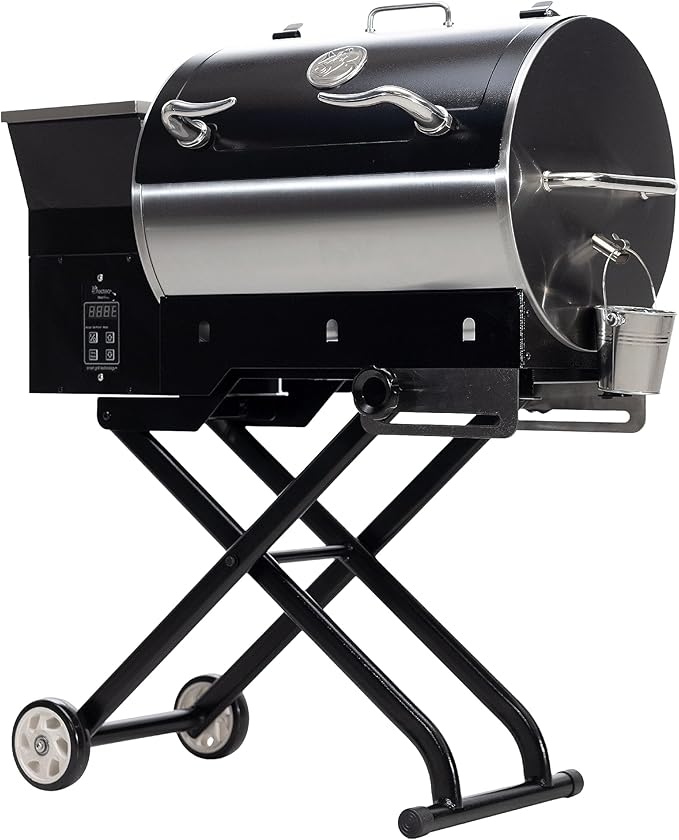 recteq Pellet Grill - Road Warrior 340 + Searing Essentials Bundle, Portable Electric Pellet Smoker Grill, BBQ, Wood Pellets, Sear, Smoke, and More