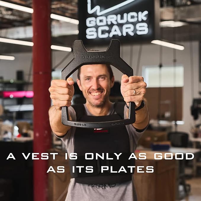 GORUCK 9.25LB and 6.25LB Curved Ruck Plate Compatible with GORUCK Rucking Weight Vests - 2 Pack
