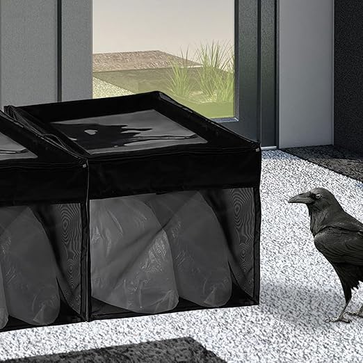 Outdoor Garbage Can - Large 125l Foldable Trash Container, Sturdy Lid Wastebasket, Multipurpose Recycling Bin, Sturdy Heavy Duty Design, Perfect Lawn Patio Kitchen Bathroom Garage Rv Use