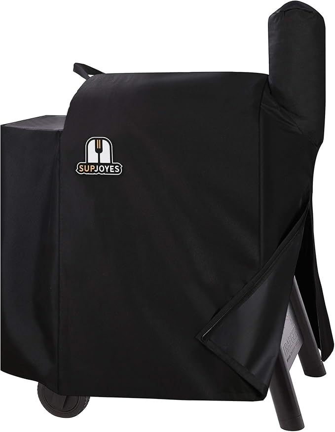 SUPJOYES Grill Cover for Traeger Pro 22 & 575 Series, Wood Pellet Smoker Cover for Traeger, Heavy Duty Waterproof BBQ Accessories with Special Zipper Design
