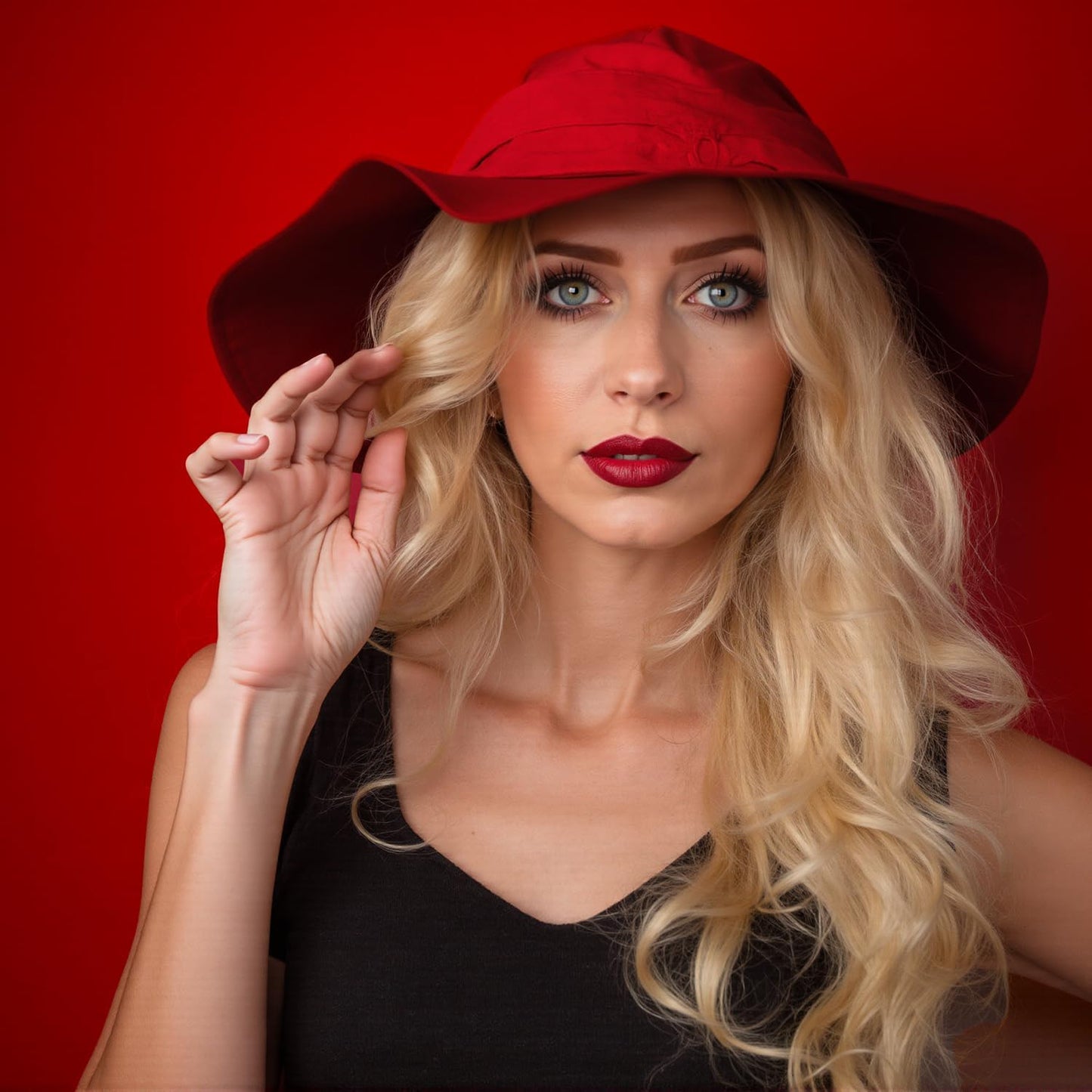 Kate Seamless Paper Backdrop Red Seamless Backdrop Paper Rolls (106.8''x32.8' Scarlet)