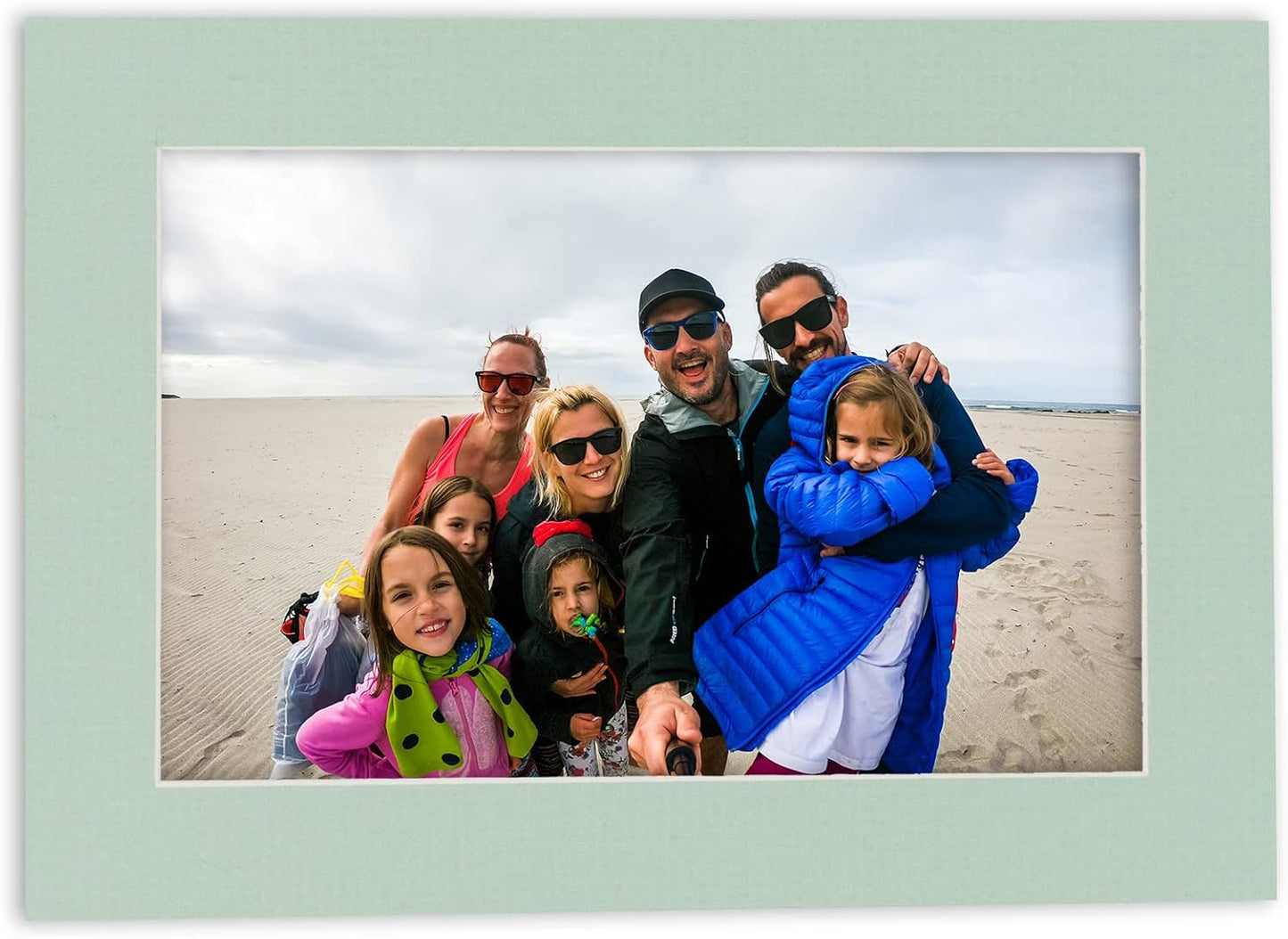 5x7 Mat for 8.5x11 Frame - Precut Mat Board Acid-Free Honeydew Green 5x7 Photo Matte For a 8.5x11 Picture Frame, Premium Matboard for Family Photos, Show Kits, Art, Picture Framing, Pack of 100 Mats