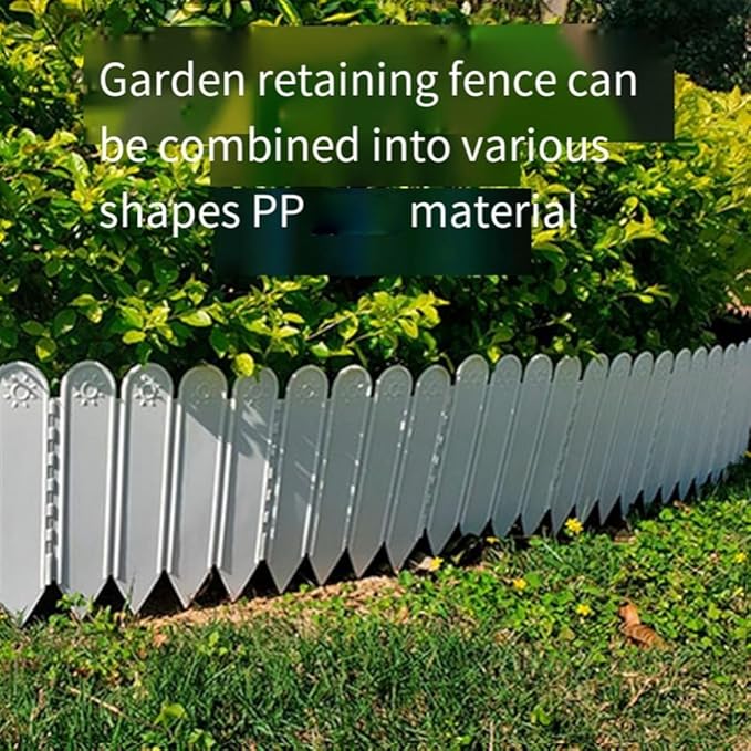 Garden Fences Garden Scenery Decorative Outdoor Fences Portable Fences Garden Edging Patio Partition Fences Black