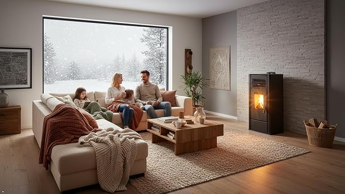 Freedom Stoves Pellet Stove: Independence PS21 Freestanding with Battery Backup and Wi-Fi, Heats 800–1800 Sq Ft, EPA Certified, 5 Year Warranty