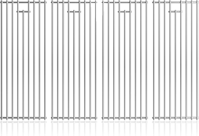 4Pack 19.25" Stainless Steel Cooking Grates Replacement Parts For16517 Bull 8248 LP, 18249 NG, Angus 47628, Brahma, Lonestar Select 87048,87049, Outlaw Steer Premium, 7 Burner Premium 18248,18249