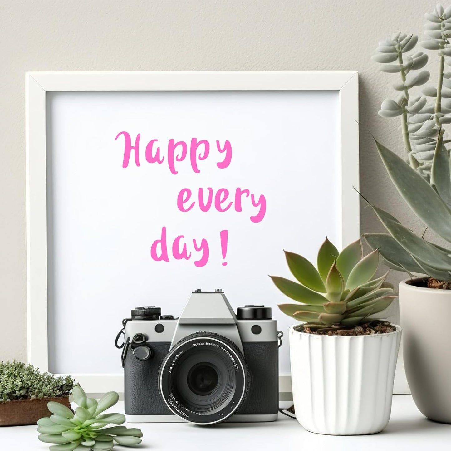 Outus 576 Pieces 8 Sheets Letters Stickers Self Adhesive Vinyl Letter Alphabet Number Stickers Mailbox Numbers Sticker, Decals for Classroom Decor, Sign, Door(Pink,1 Inch)