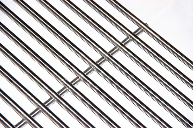 SF7241(4-Pack) 17 5/8" Stainless Steel Cooking Grid Grates Replacement for Kenmore 148.16656010, 148.23682310, 640-05057386-4, 90118. Master Forge SH3118B BG179A, BG179C Gas Grill