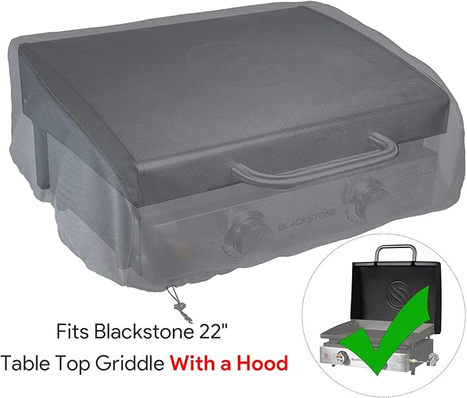 Griddle Cover Replacement for Blackstone 22" Table Top Griddle, Heavy Duty 600D Polyester Hood