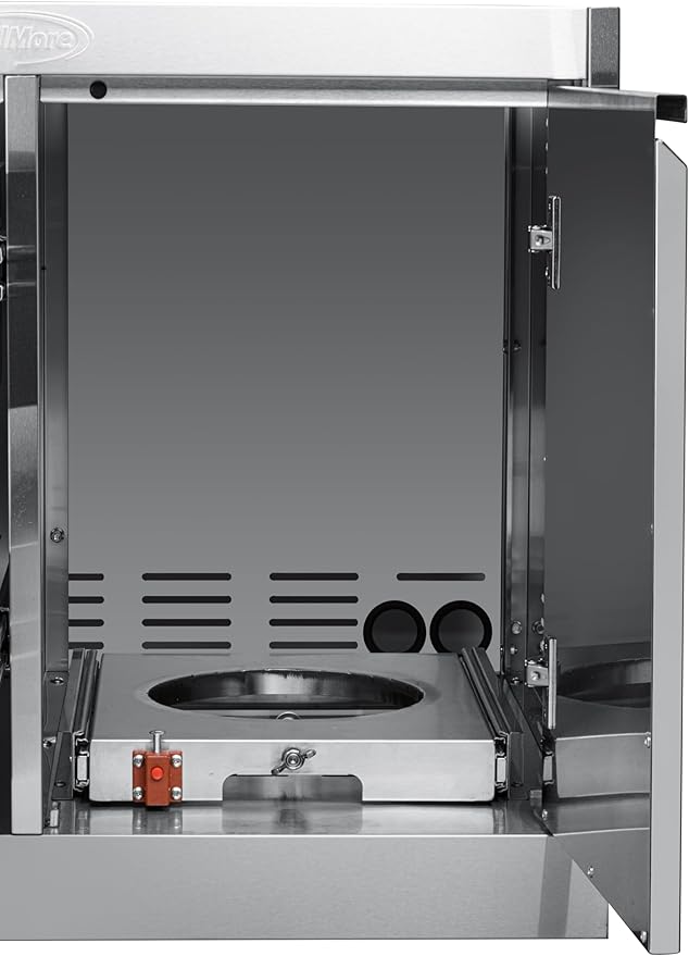 KoolMore 32 in. Heavy-Duty Outdoor Stainless-Steel Cabinet for Built-in BBQ Grill with 2 Drawers and Propane Tank Storage (KM-OKS-BQ30CAB)