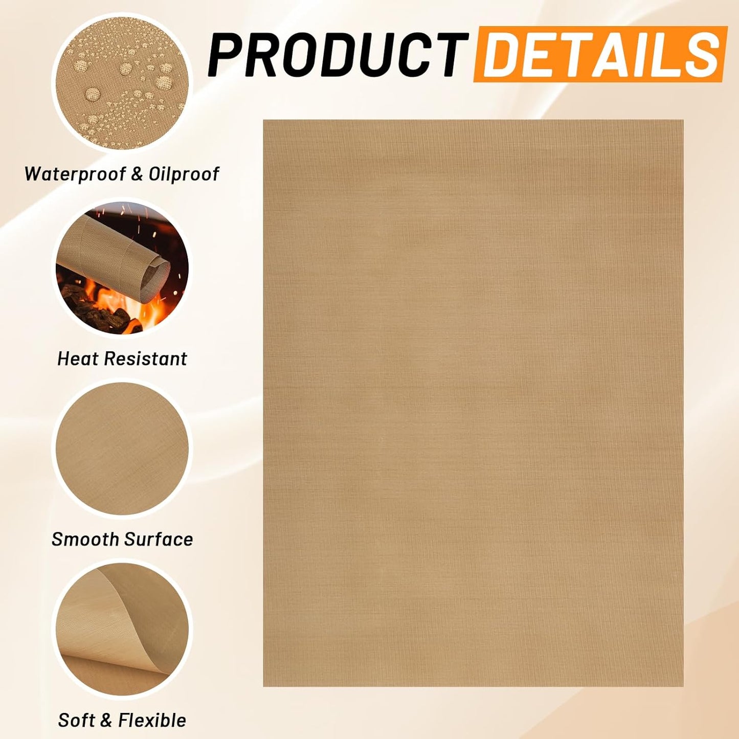 Svaldo Teflon Sheets for Heat Press, 10 Pack, 12x16 Heat Press Paper for T Shirts, Hat, Reusable Non Stick PTFE Teflon Sheet, Iron Transfer Paper for Sublimation Machine, Craft & Baking