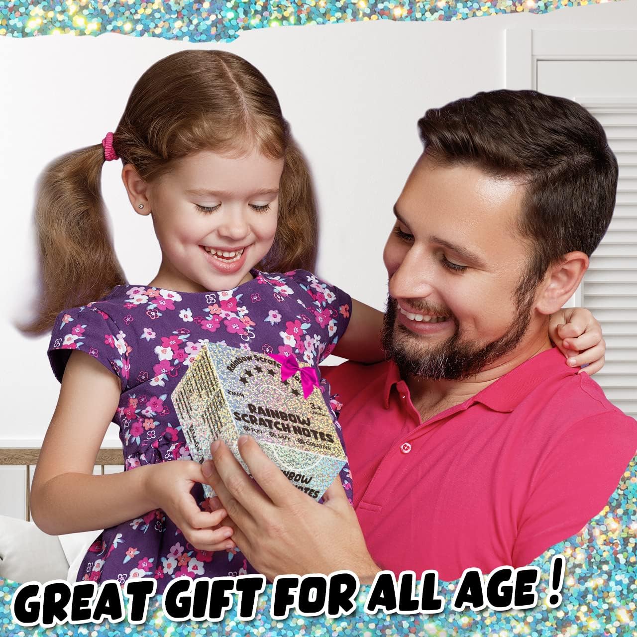 ZMLM 165 Rainbow Scratch Paper Art Crafts Mini Notes Kids Gifts 4 5 6 7 8 9 10 Years Old Girls Boys Students Teens Classroom Prizes School Supplies Birthday Party Travel Toy Activity (Silver)