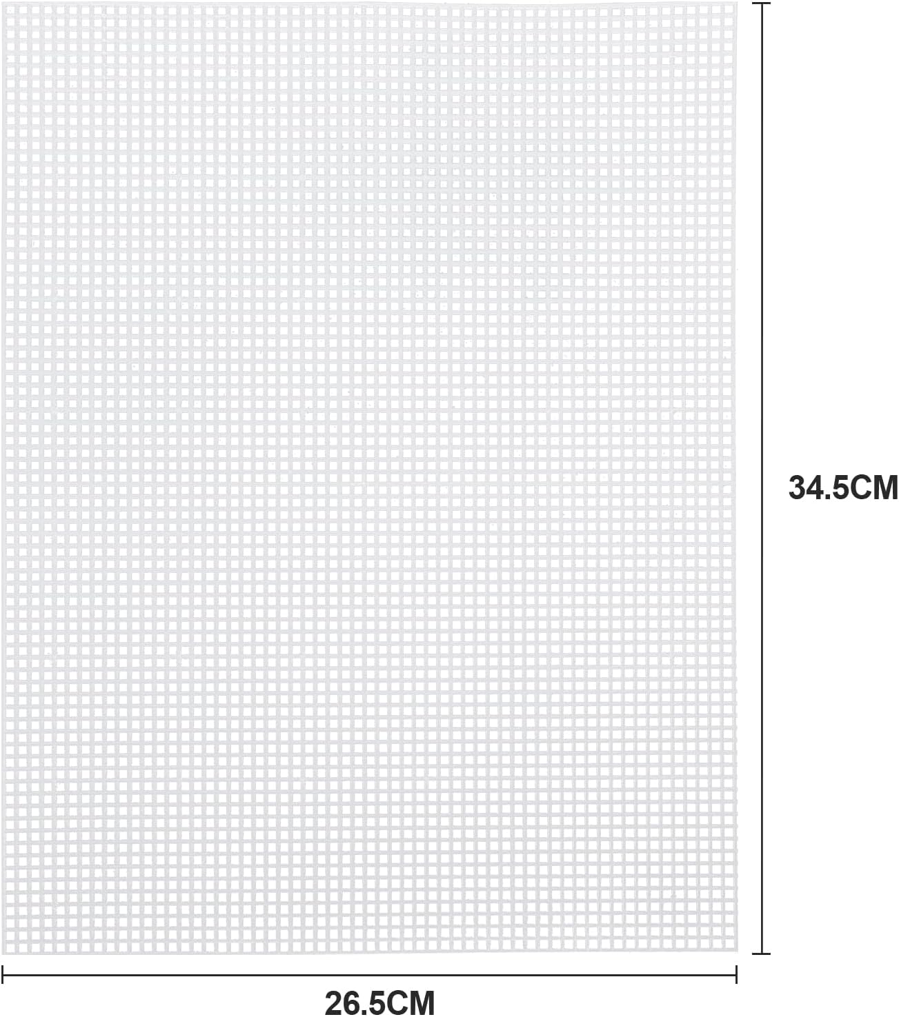 Pllieay 20 Pieces 7 Count Plastic Canvas Plastic Mesh Canvas Sheets, Eye Mesh for Embroidery, Acrylic Yarn Crafting, Knit and Crochet Projects(10.5 X 13.5 Inch)