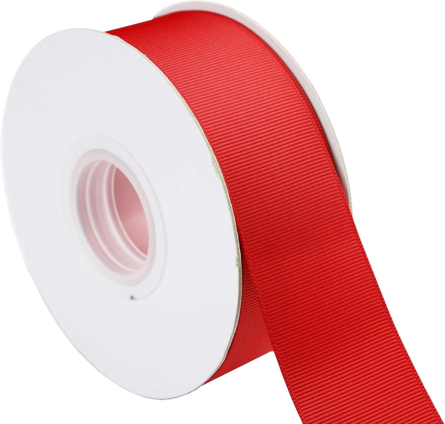 ITIsparkle 11/2" Inch Grosgrain Ribbon 25 Yards-Roll Set for Gift Wrapping Cake Decoration Party Favor Hair Braids Hair Bow Baby Shower Decoration Floral Arrangement Craft Supplies, Red Ribbon
