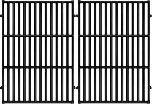 GGC 18.75" Grill Grates for Weber Genesis ii E-310, E-315, E-325, E330, E335, S-310, S-335, S-345 Genesis II LX S-340, LX E-340, 2 PCS Cast Iron Grates for Weber 66095 66802