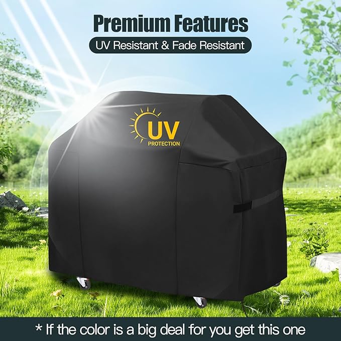 48 Inch Premium Outdoor Grill Cover Fit for Weber Spirit 200 & Spirit 300 Series Gas Grills,BBQ Covers for Weber Spirit 2-3 Burner Grill, Heavy Duty Waterproof Fade Resistant