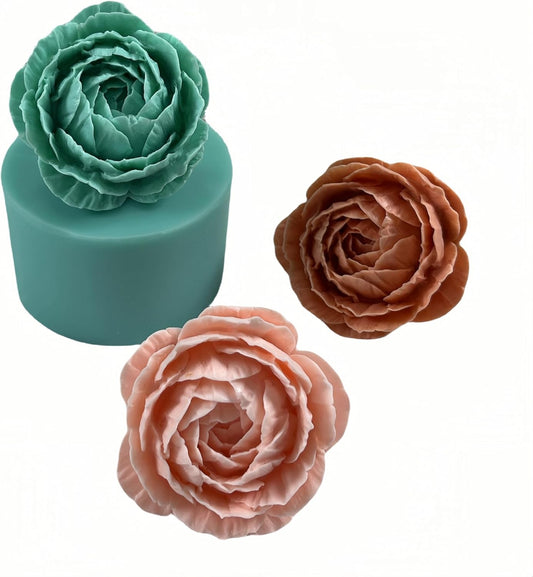 Blossom 3D Flower Crystal Epoxy Mold, Flower Resin Silicone Molds, Decorated Soap Candle Wax, Aroma Plaster Diffuser,Chocolate Mousse Cake Mold Mould