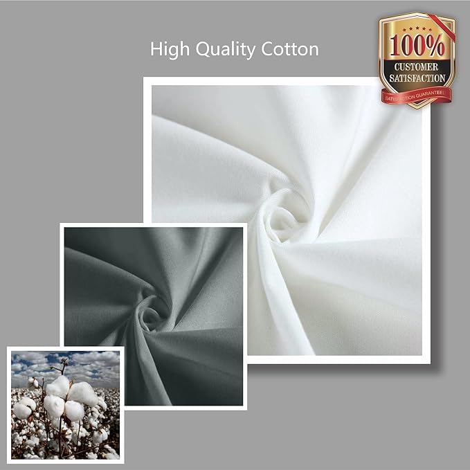 TOPDesign 1-Pack Super Strong Large 12oz Cotton Canvas Tote Bag, Reusable Grocery Shopping Cloth Bag, Fashionable Two-Tone Tote for Crafts, DIY Your Creative Designs