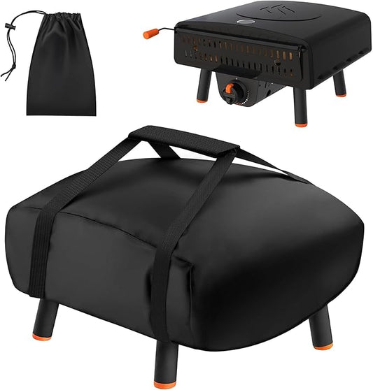 Pizza Oven Cover for Blackstone (Leggero) 2238 2379 5967,Portable Pizza Oven Carry Cover With Storage Bag,600D Waterproof,Windproof with Fixation Straps,Outdoor Tabletop Pizza Oven Accessories