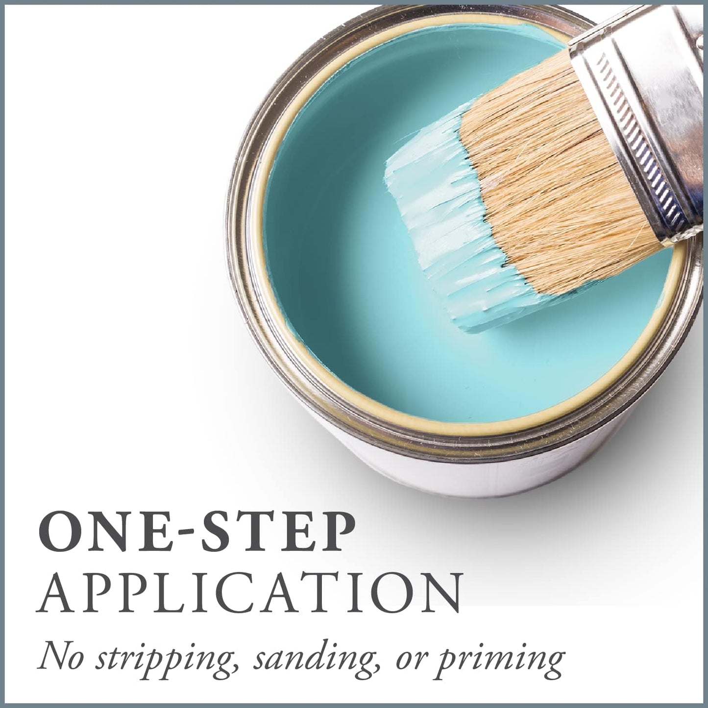 AMY HOWARD AT HOME Chalk-Based One Step Paint for Furniture, Cabinetry, Decor, Finish, and More | No Stripping, Sanding, or Priming | Ultra-Light Base | 16 Ounce | Tick Tock