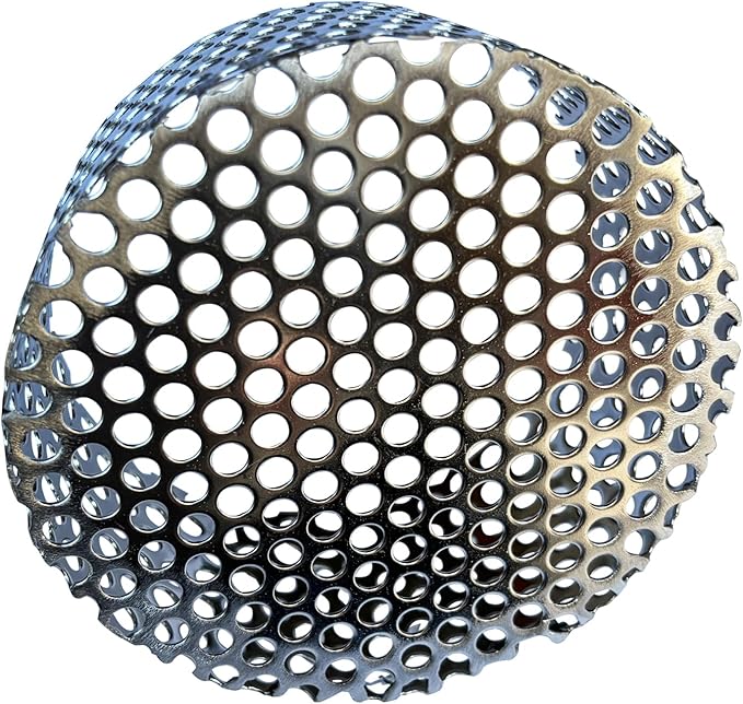 PVC Termination Cap Vent Cover, Stainless Steel Mesh Screen Vent Cover Slot for 4.24" to 4.34" ID Furnace and Roof Vent Pipe, Conical Vent Cap Rust preventing Leaves Debris, Birds Entering