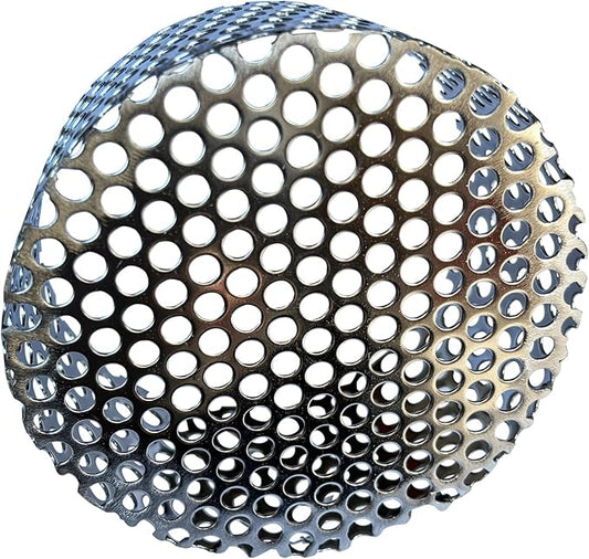 PVC Termination Cap Vent Cover, Stainless Steel Mesh Screen Vent Cover Slot for 4.24" to 4.34" ID Furnace and Roof Vent Pipe, Conical Vent Cap Rust preventing Leaves Debris, Birds Entering