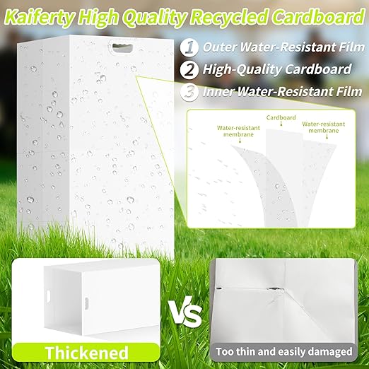 30 Gallon Disposable Trash Cans for Parties, 2 Pack Extra Large Portable Trash Can White Pop Up Trash Cans Bin, Recycle Collapsible Garbage Can Bins for Party Kitchen Camping Trash Can