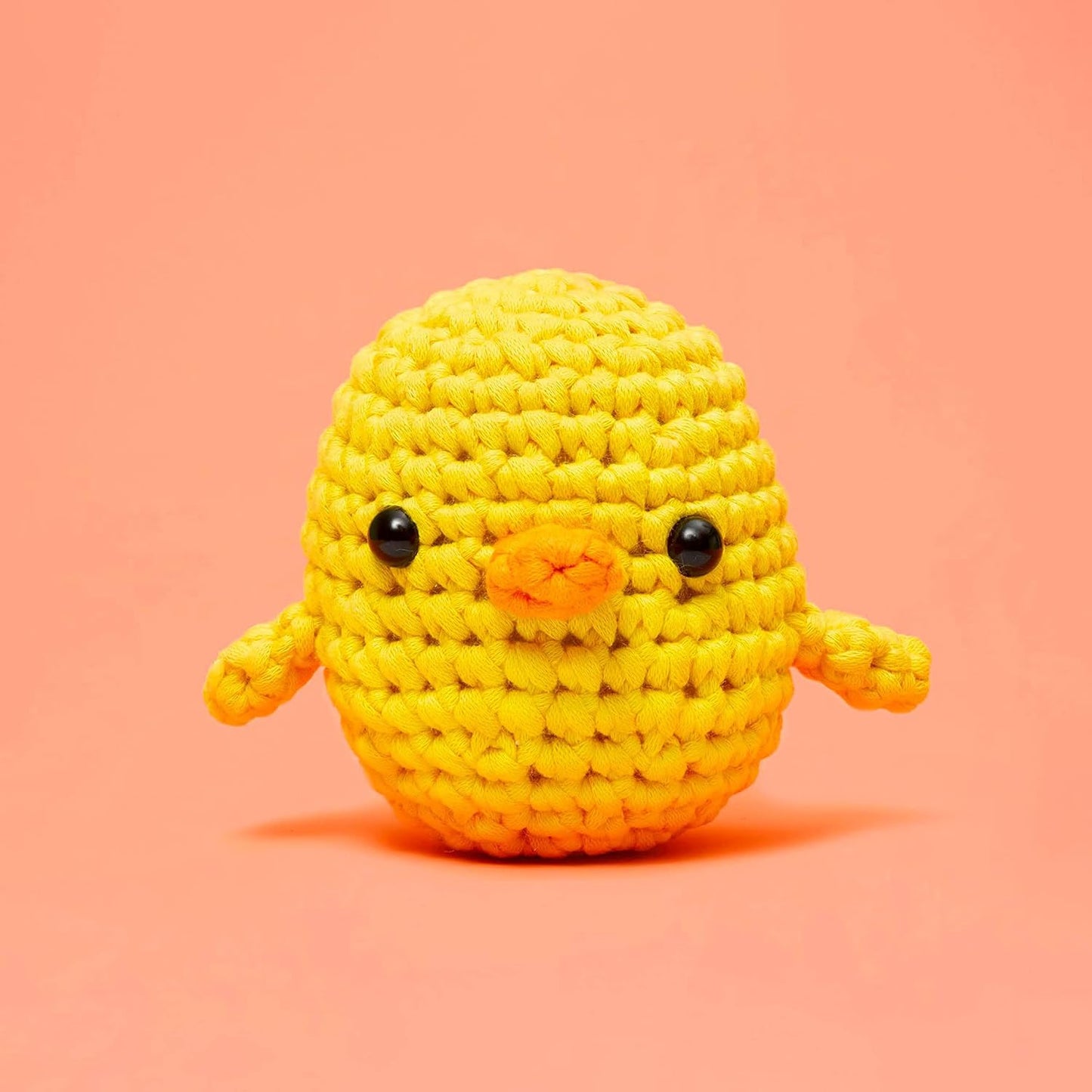 The Woobles Crochet Kit for Beginners - Easy Arts and Crafts Knitting & Crochet Animals Kit As Seen On Shark Tank - Kiki The Chick