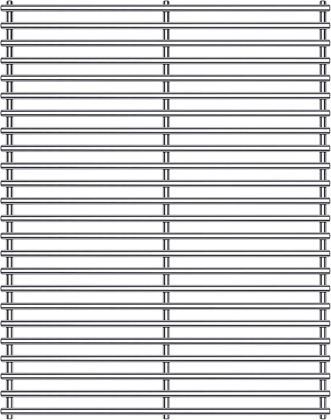 BBQ Grill Grates Replacement for Cuisinart Gas Grill CGG-200, CGG-220, CGG-240, Stainless Steel Cooking Grate Grids Gas Grill Parts Accessories 18 Inch for All Foods Portable Gas Grillls