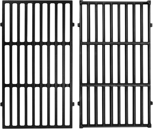 GGC 7637 Grill Grates for Weber Spirit E210 E220 S210 S220, 17.5" Cast Iron Cooking Grid for Weber Spirit 200&Spirit II 200 Series Gas Grills with Front Control Panel