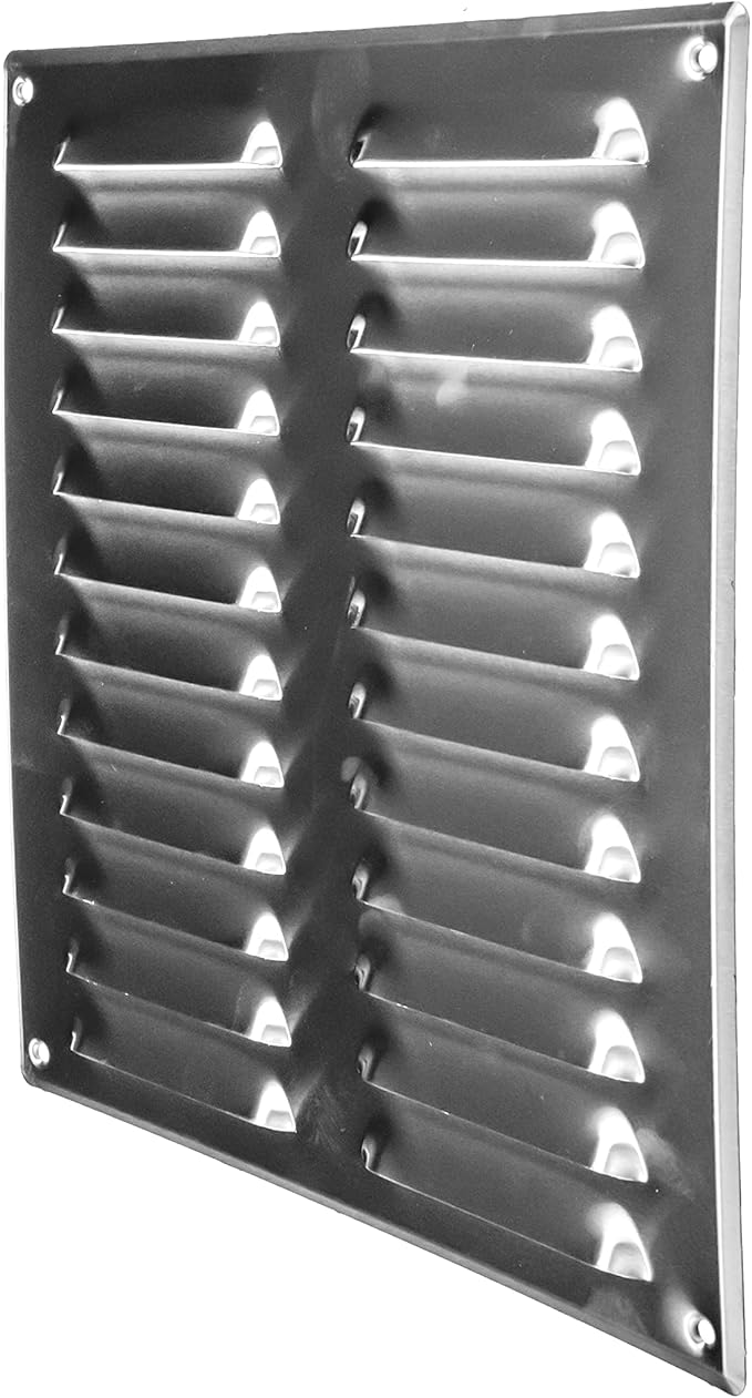 Repa Market 10" x 11" Inch Aluminum Vent Cover – Rustproof Wall and Ceiling Grille with Screen Mesh – Air Intake, Return Register – for HVAC Duct Openings – Indoor or Outdoor Ventilation Systems