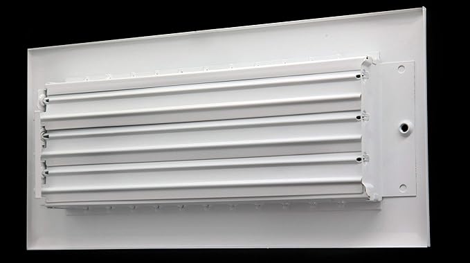 Adjustable AIR Supply Diffuser - HVAC Vent Cover Sidewall or Ceiling Adjustable AIR Supply Diffuser - HVAC Vent Cover Sidewall or Ceiling - Grille Register - High Airflow… (18" X 16"