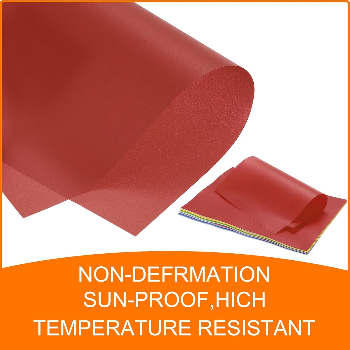 MECCANIXITY Colored Vellum Paper, 40 Sheet Red Transparency 11.7 x 8.2 Printable Vellum Paper, Translucent Vellum Sheets for Printing Wedding Invitations, Ink Jet Laser Printer